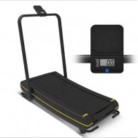 home fitness equipment mini curve treadmill foldable manul self -powered treadmill